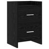 vidaXL Sengeborde Sort eg 40 x 30 x 60 cm Konstrueret tr&aelig;
