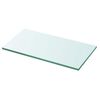 vidaXL hylde glaspanel klar 30x12 cm