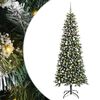 vidaXL Kunstigt juletr&aelig; Gr&oslash;n 240 cm PVC, plastik og st&aring;l