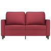 vidaXL 2-personers sofa 120 cm kunstl&aelig;der vinr&oslash;d