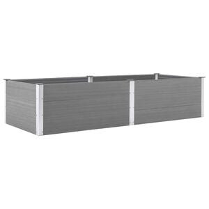 vidaXL h&aelig;vet plantekasse 250x100x54 cm WPC gr&aring;