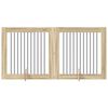 vidaXL Hundehegn med stativer 2 pcs Sonoma-eg 100 x 100 cm