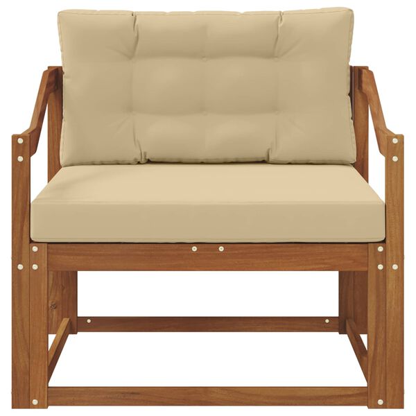 vidaXL Udend&oslash;rs Mellem Sofa Massivt Akacietr&aelig; Naturfarvet