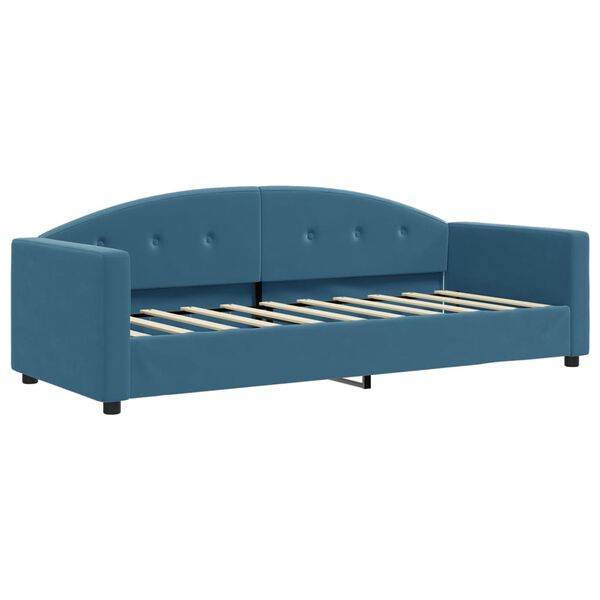 vidaXL daybed 80x200 cm velour bl&aring;