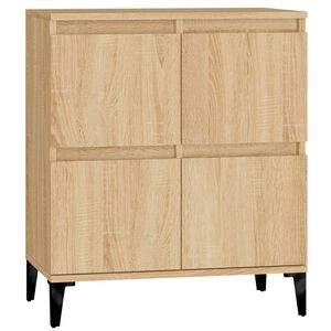 vidaXL sk&aelig;nk 60x35x70 cm konstrueret tr&aelig; sonoma-eg