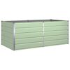 vidaXL Plantekasse Pastel Gr&oslash;n 195 x 100 x 75 cm Galvaniseret st&aring;l