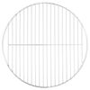 vidaXL grillrist &Oslash;40 cm rund 304 rustfrit st&aring;l
