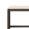 vidaXL sofas&aelig;t til haven 6 dele med hynder polyrattan brun