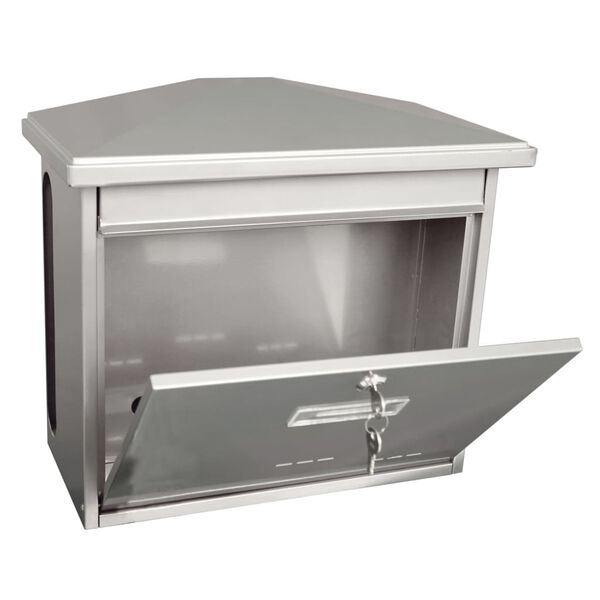 V-Part postkasse Zamoran s&oslash;lvfarvet