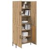 vidaXL Highboard Artisan Egetr&aelig; 69,5 x 34 x 180 cm Konstrueret tr&aelig;