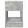 vidaXL Endebord 2 pcs Beton Gr&aring; 30,5 x 30 x 45 cm Konstrueret tr&aelig;