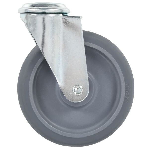 vidaXL drejehjul med bolthul 4 stk. 125 mm