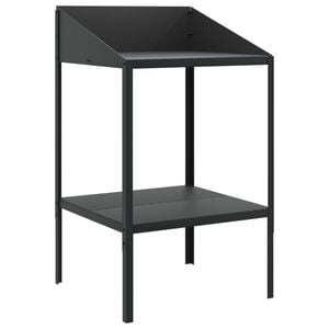 vidaXL plantestativ 56,5x54,5x100 cm galvaniseret st&aring;l antracitgr&aring;