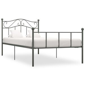 vidaXL sengestel 90x200 cm metal gr&aring;