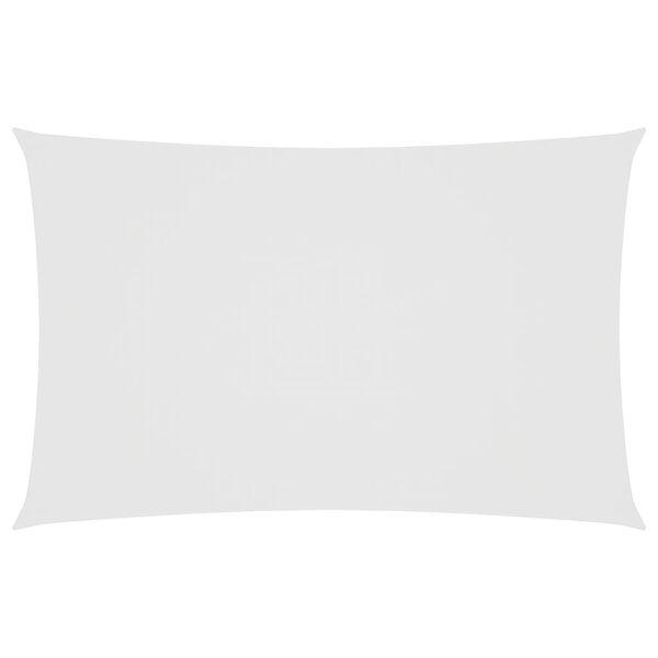 vidaXL solsejl 5x8 m rektangul&aelig;r oxfordstof hvid