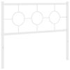 vidaXL udskiftningsgavl 107 cm metal hvid
