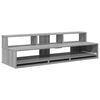 vidaXL Studiobord Gr&aring; Sonoma 110 x 42,5 x 36 cm Konstrueret tr&aelig;