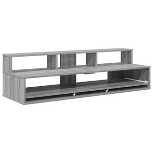 vidaXL Studiobord Gr&aring; Sonoma 110 x 42,5 x 36 cm Konstrueret tr&aelig;