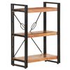 vidaXL bogreol m. 3 hylder 60x30x80 cm massivt akacietr&aelig;