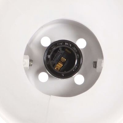 vidaXL industriel væglampe 45x25 cm E27 hvid