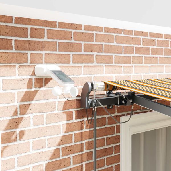 vidaXL Utr&aelig;kkelig Markise med Flerfarvet 300 x 250 cm Stof