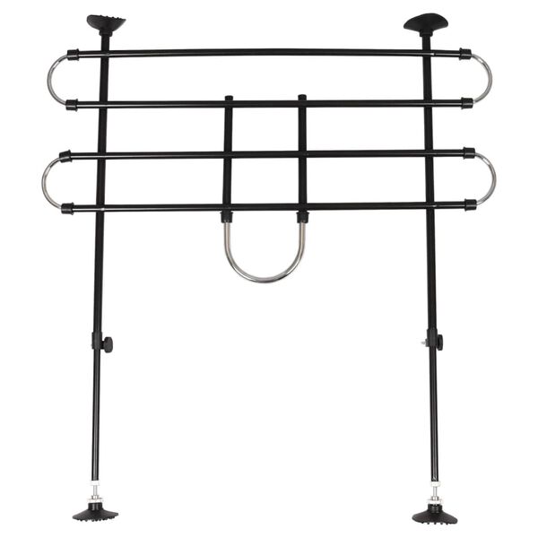 FLAMINGO hundegitter til bil Eduard 2 st&aelig;nger sort