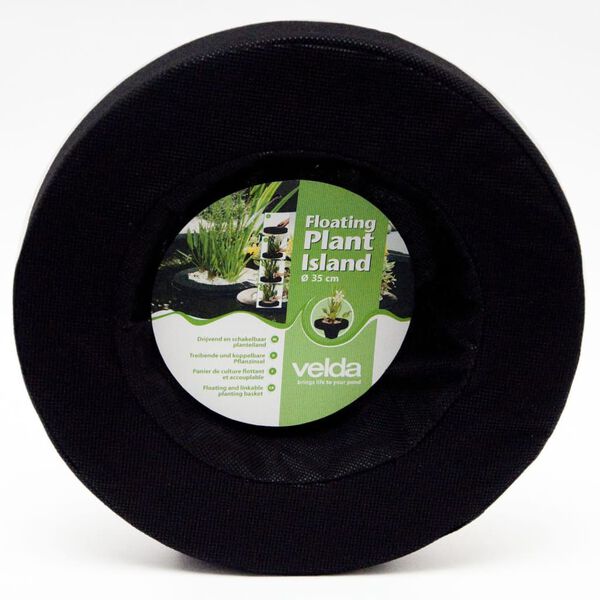 Velda flydende plante&oslash; til havedam 35x7 cm rund