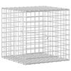 vidaXL Gabion med 3,5 mm Tr&aring;d og 5x5 cm Maske 50x50x50 cm