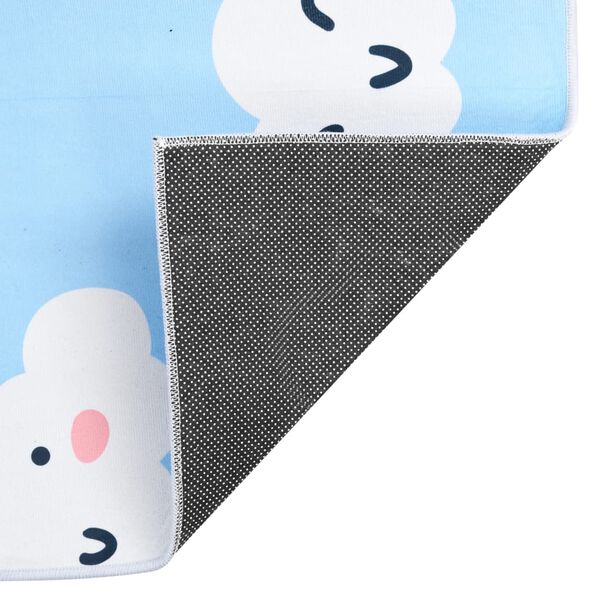 vidaXL gulvtæppe med tryk 160x230 cm stof flerfarvet