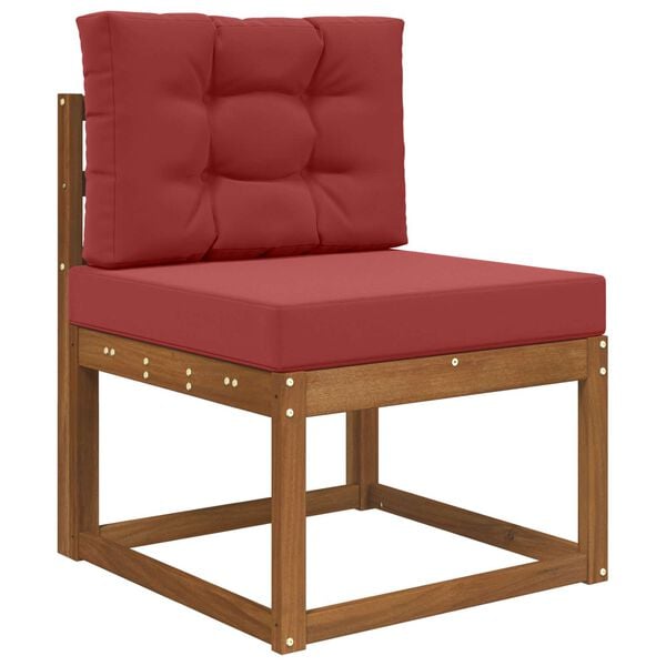 vidaXL Udend&oslash;rs Sofa Pude 2 pcs Vinr&oslash;d Polyester