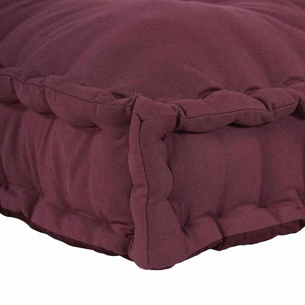 vidaXL Modulsofa Bordeaux 120 x 80 x 12 cm Stof
