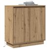 vidaXL LED Sideboard Artisan Egetr&aelig; 71 x 34,5 x 75 cm Konstrueret tr&aelig;
