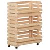 vidaXL gr&oslash;ntsagsvogn 57x30x80 cm massivt fyrretr&aelig;