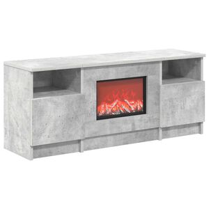 vidaXL Elektrisk pejs Beton 98 x 28,5 x 40,5 cm Konstrueret tr&aelig;