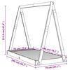 vidaXL sengeramme til juniorseng 70x140 cm massivt fyrretr&aelig;