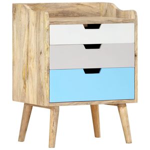 vidaXL sengeskab 47 x 35 x 63 cm massivt mangotr&aelig;