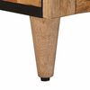 vidaXL Sideboard med d&oslash;r Naturfarvet 60 x 33 x 75 cm Massivt mangotr&aelig;