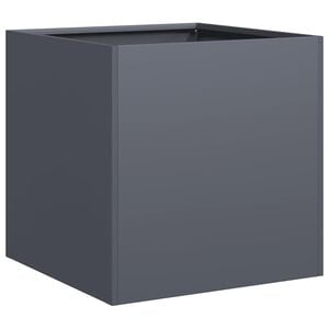 vidaXL plantekasse 40x40x40 cm koldvalset st&aring;l antracitgr&aring;