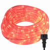 vidaXL Sejllys med reblys R&oslash;d 50 m PVC