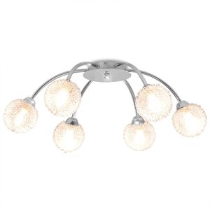 vidaXL loftslampe med 6 LED-pærer G9 240 W