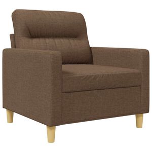 vidaXL l&aelig;nestol 60 cm stof brun