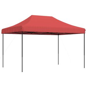vidaXL pop op-festtelt 410x279x315 cm foldbart bourgogne