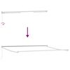 vidaXL Markise Hvid 450 x 300 x 165 cm Polyester og metal