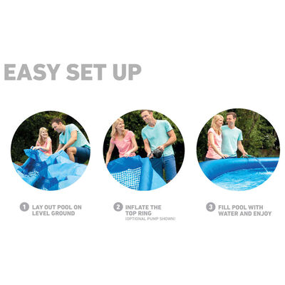 Intex swimmingpool Easy Set med filtersystem 457x84 cm