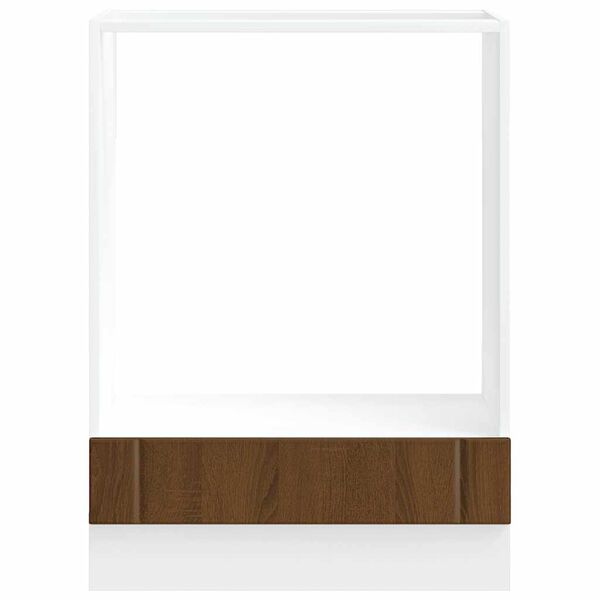 vidaXL ovnskab Lucca konstrueret tr&aelig; brun egetr&aelig;