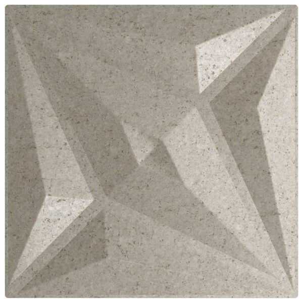 vidaXL vægpaneler 48 stk. 50x50 cm 12 m² XPS stjerne beton