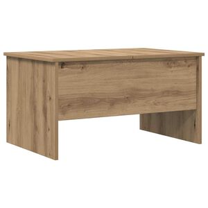 vidaXL Sofabord Artisan Egetr&aelig; 102 x 50,5 x 46,5 cm Konstrueret tr&aelig;