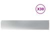 vidaXL pl&aelig;nekanter 30 stk. 20x103 cm galvaniseret st&aring;l