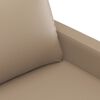 vidaXL 2-personers sofa 120 cm kunstl&aelig;der cappuccino