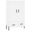 vidaXL skab 69,5x31x115 cm konstrueret tr&aelig; hvid
